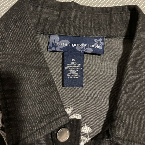 Embroidered Print Jacket - Picture 3 of 3